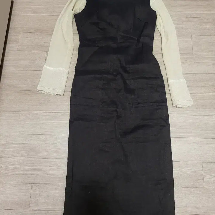 [BUNJANG] TIME Suspender Long Dress / 타임 서스펜더 원피스