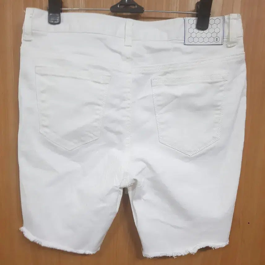 [BUNJANG] Mind Bridge White 5-Button Shorts (Size 26) / 마인드브릿지 화이트 5부 반바지(26)
