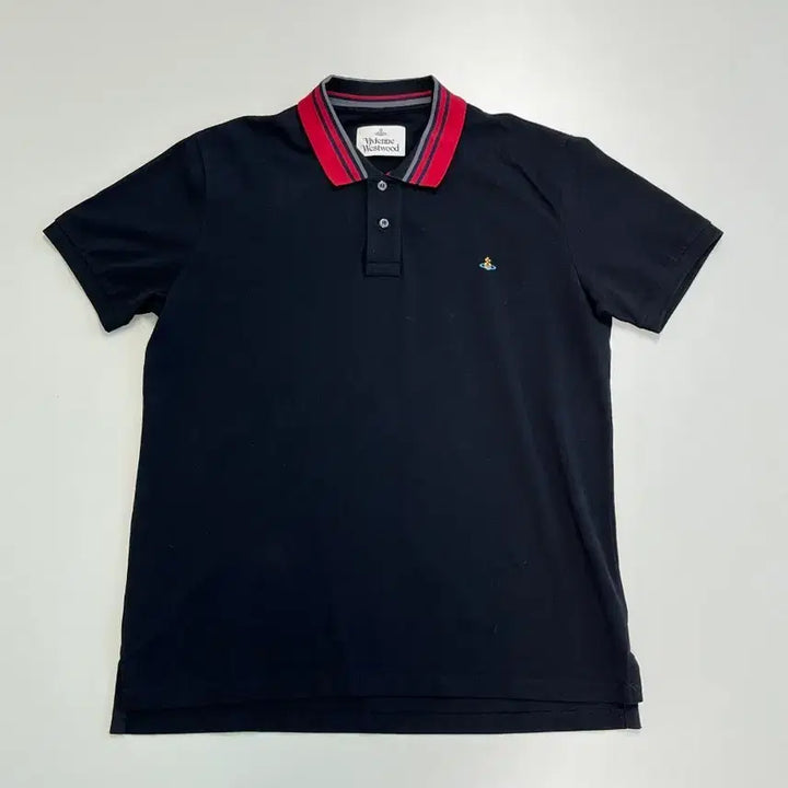 [BUNJANG] Vivienne Westwood Logo Embroidered Polo T-shirt / [정품] 비비안웨스트우드 로고자수 카라 티셔츠