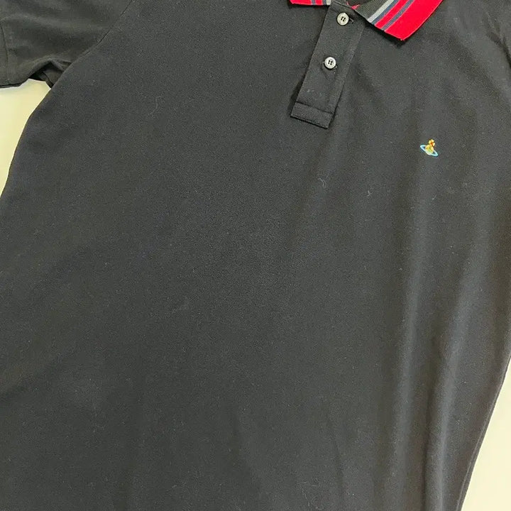 [BUNJANG] Vivienne Westwood Logo Embroidered Polo T-shirt / [정품] 비비안웨스트우드 로고자수 카라 티셔츠