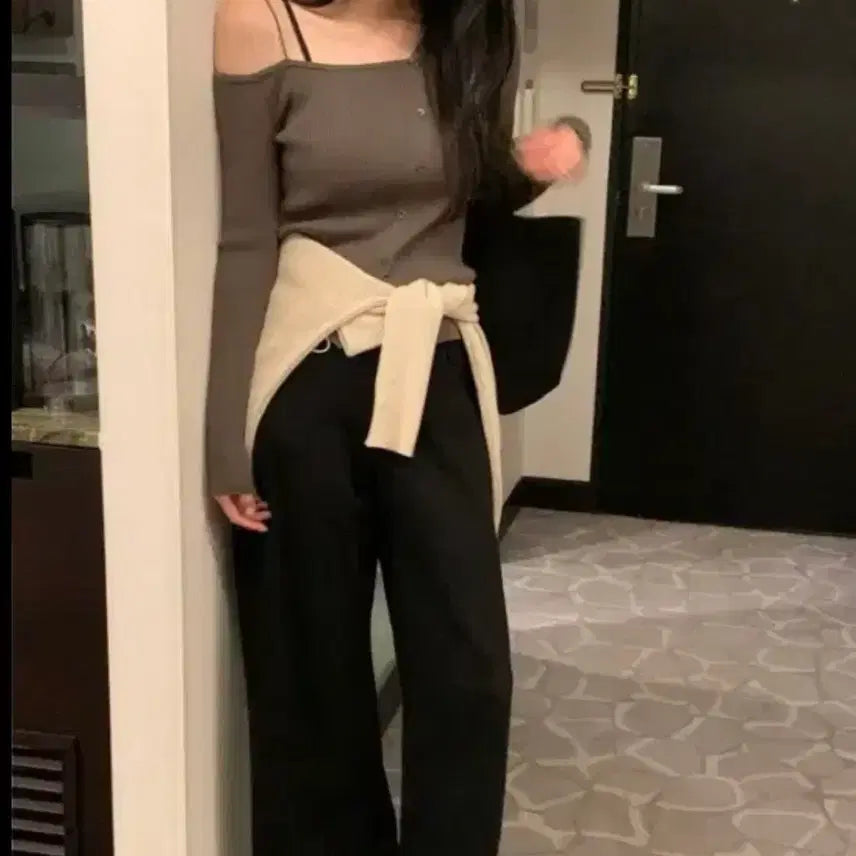 [BUNJANG] Love Meow Angora Asymmetric Knit (Mint) / 러브미우 노앙언발니트(민트색)