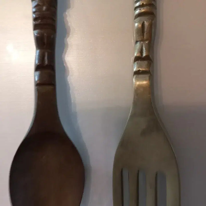 [BUNJANG] Brass Spoon and Fork Set / 동수저와 포크