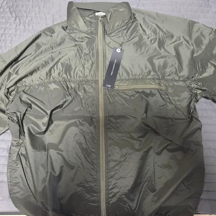 [BUNJANG] C.E CAVEMPT 26ss Lipstick Zip Jacket Khaki / CE 카브엠트 26ss  립스탁 집 자켓 카키색