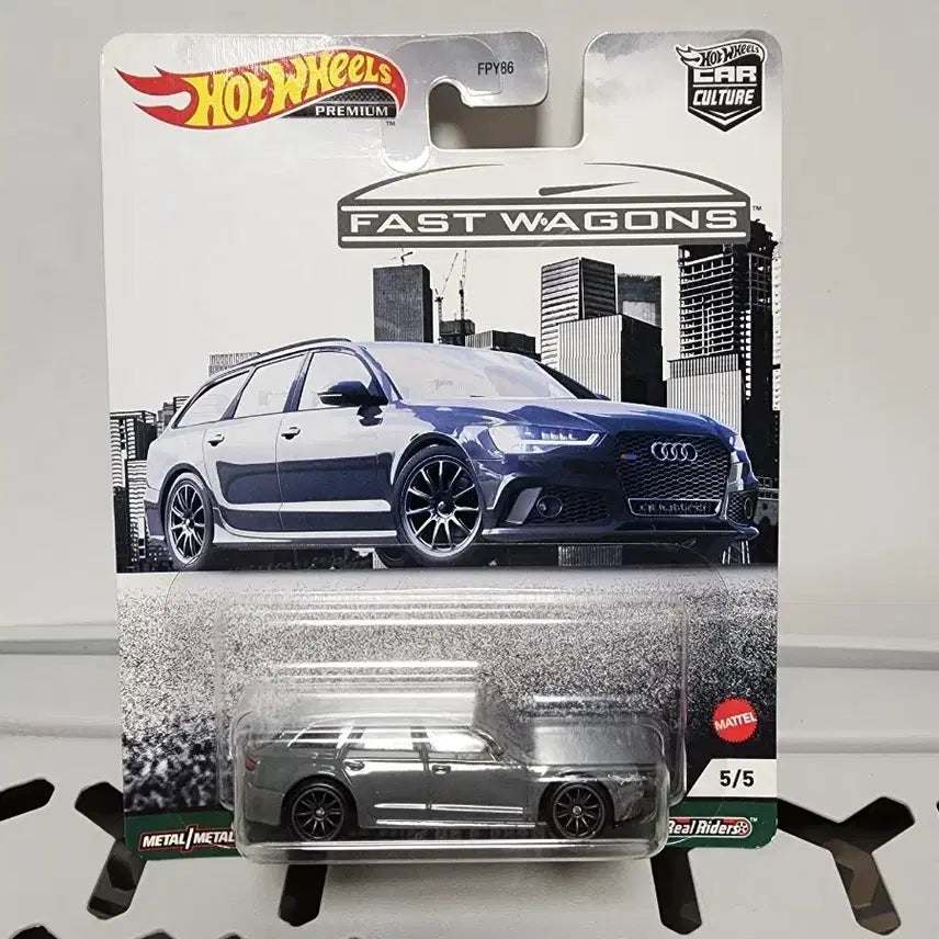 [BUNJANG] Hot Wheels Premium Audi RS6 Avant Diecast Model / 핫휠 프리미엄 아우디 RS6 아반트 다이캐스트