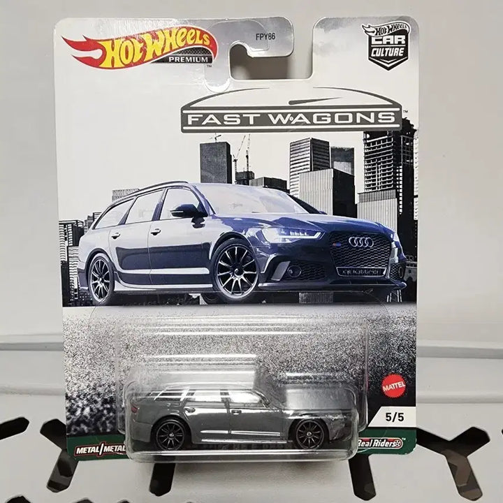 [BUNJANG] Hot Wheels Premium Audi RS6 Avant Diecast Model / 핫휠 프리미엄 아우디 RS6 아반트 다이캐스트