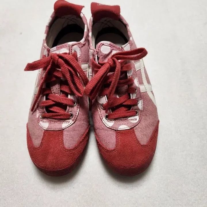 [BUNJANG] Onitsuka Tiger Mexico 66 Pink Dot Sneakers / 오니츠카타이거 멕시코 66 핑크 도트 240