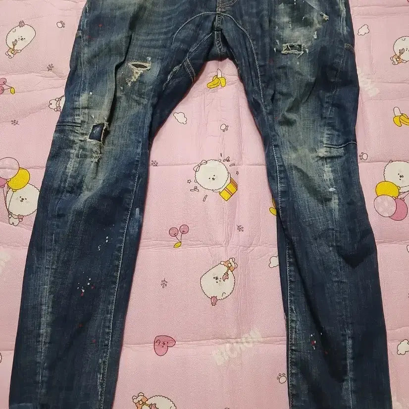 [BUNJANG] Dsquared2 Denim Jeans Damaged Wash (Size 34) / 디스퀘어드2 데님 청바지 데미지 워싱(국내)(34)