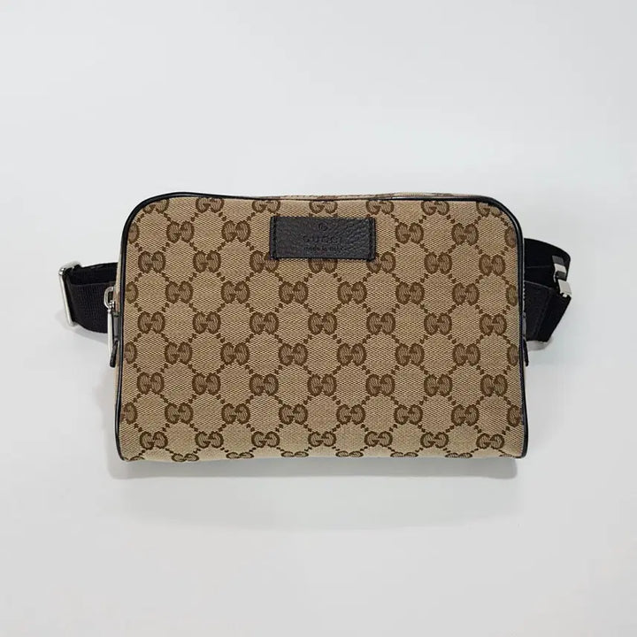 [BUNJANG] Gucci GG Canvas Waist Bag Belt Bag 449174 / 정품) 구찌 GG 캔버스 힙색 벨트백 449174