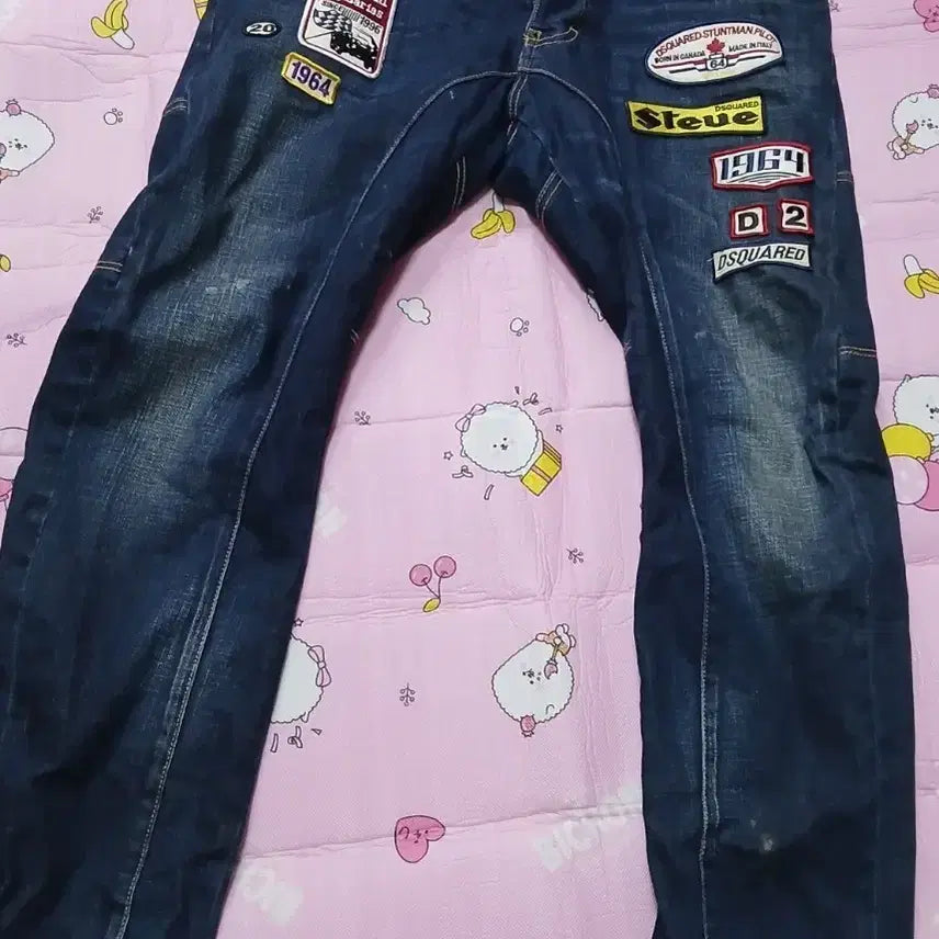 [BUNJANG] Dsquared2 Patch Denim Jeans (Size 34) / Dsquared 패치 데님 청바지(국내)(34)