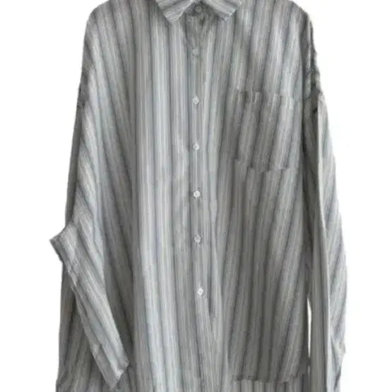 [BUNJANG] Stripe Loose Fit Shirt / 스트라이프 루즈핏 셔츠