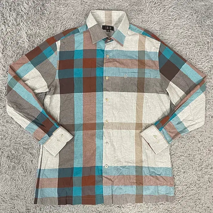 [BUNJANG] Daks Long Sleeve Check Shirt Size 100 / 닥스 긴팔 체크 셔츠 100