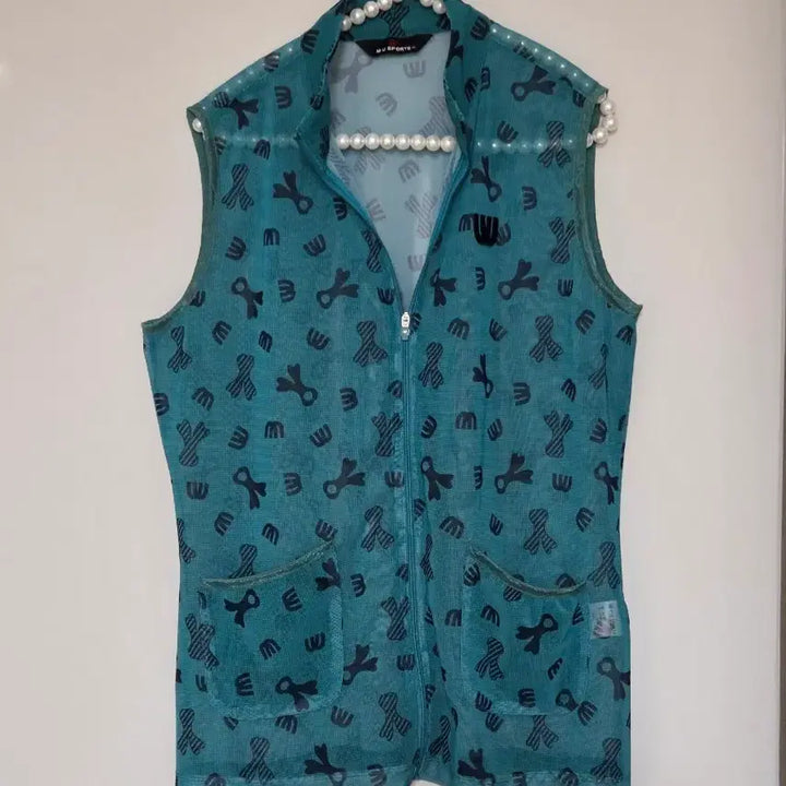 [SOLD OUT] 77새옷)MU스포츠 매쉬 조끼 77사이즈