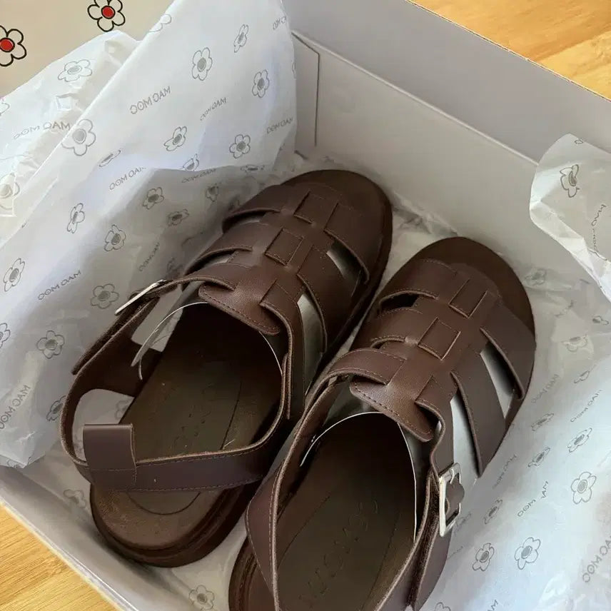 [BUNJANG] Mocmoc Terra Sandals Mahogany Men&