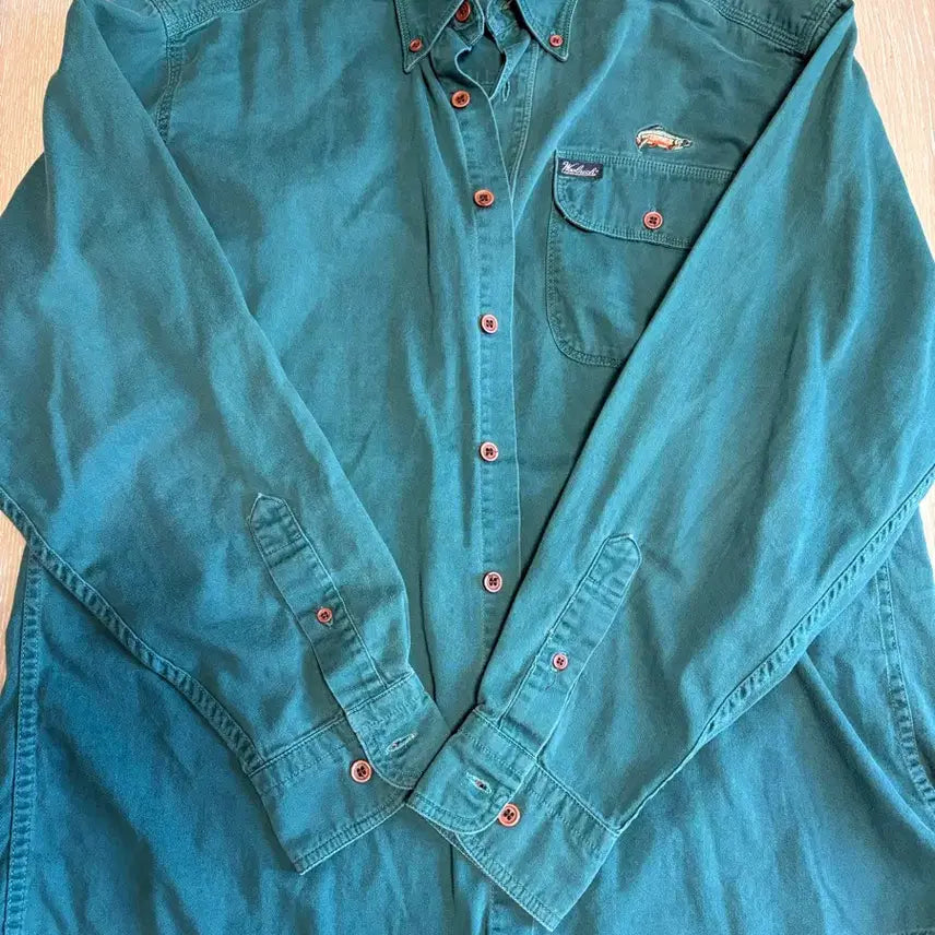 [BUNJANG] Woolrich Embroidered Fishing Shirt / 울리치 셔츠