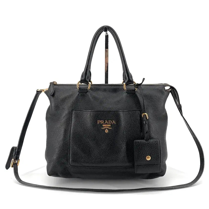 [BUNJANG] Prada Vitello Phoenix Tote Bag Shoulder Bag 1BA063 / [매장구매] 프라다 비텔로 피닉스 토트백 겸 숄더백 1BA063