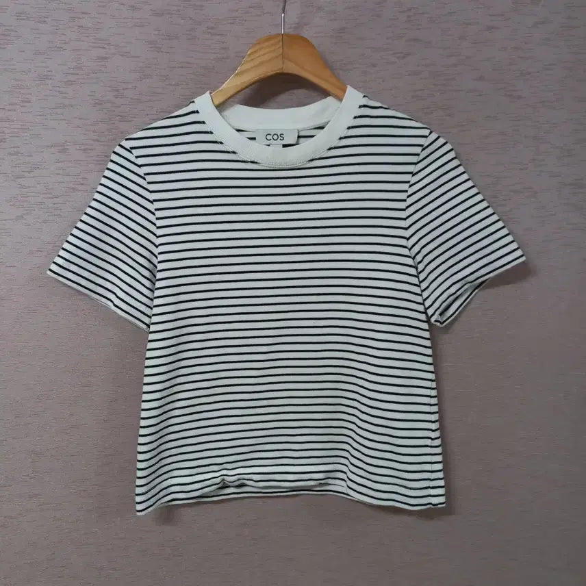 [BUNJANG] COS Striped Short Sleeve T-Shirt Women / B5-8/COS 스트라이프 반팔 티셔츠 여성