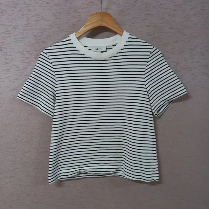 [BUNJANG] COS Striped Short Sleeve T-Shirt Women / B5-8/COS 스트라이프 반팔 티셔츠 여성