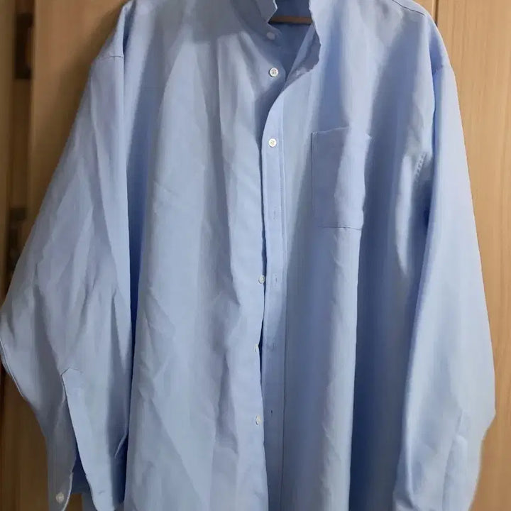 [BUNJANG] BYMONO Sky Blue Oversized Shirt / BYMONO 하늘색 남방 셔츠
