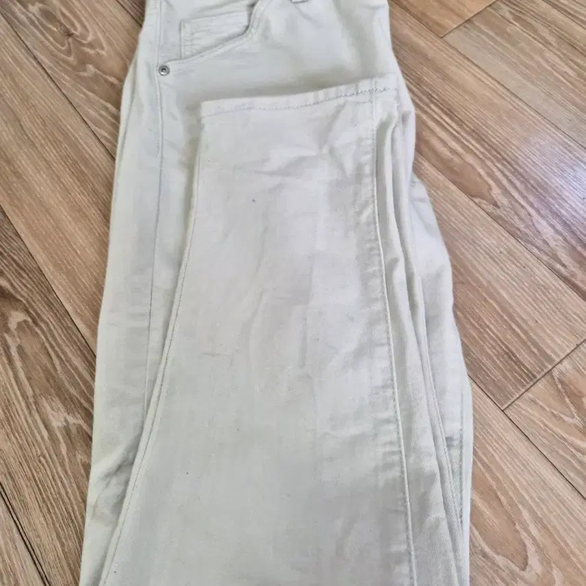 [BUNJANG] Ivory Cotton Pants / 아이보리 면바지