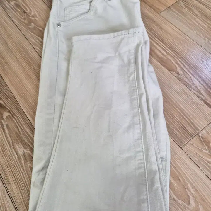 [BUNJANG] Ivory Cotton Pants / 아이보리 면바지