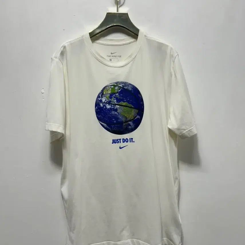 [BUNJANG] Nike Just Do It Globe T-Shirt L / 나이키 JUST DO IT 지구본 반팔티셔츠 L