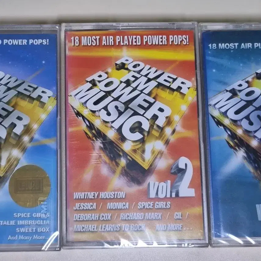 [BUNJANG] Power FM Compilation 1-3 3-Tape Cassette Tape (Sealed) / 팝 컴필레이션 Power FM 1-3 / 3TAPE(미개봉 카세트테이프)