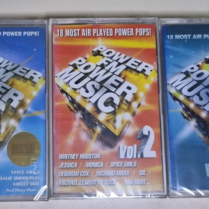 [BUNJANG] Power FM Compilation 1-3 3-Tape Cassette Tape (Sealed) / 팝 컴필레이션 Power FM 1-3 / 3TAPE(미개봉 카세트테이프)