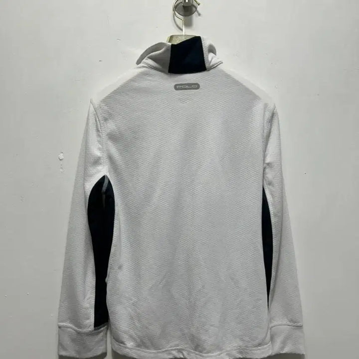 [BUNJANG] Polo Ralph Lauren White Half-Zip Long Sleeve T-Shirt M / 폴로 랄프로렌 화이트 하프집업 긴팔티 M
