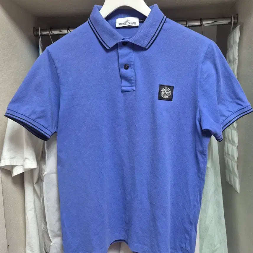 [BUNJANG] Stone Island PK Collar Short Sleeve T-Shirt L / 정품 스톤아일랜드 pk카라반팔티 100-L