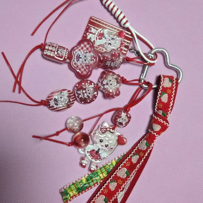 [BUNJANG] Handmade Beaded Figure Keychains / 수제 비즈 피규어 키링 / 핸드메이드 키링 모음