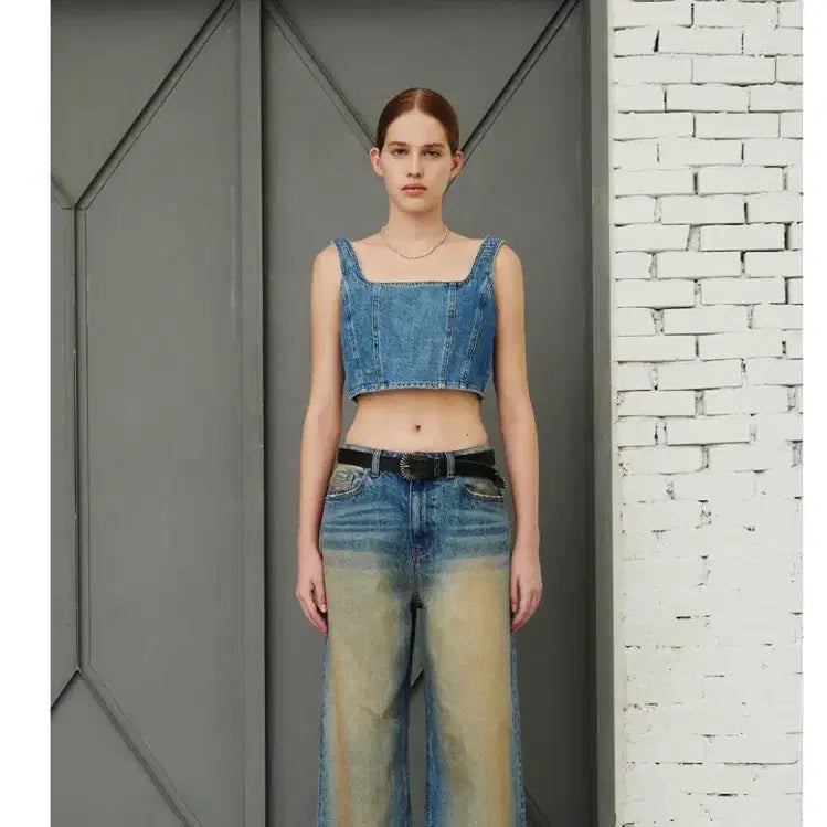 [BUNJANG] Plac Vintage Wide Denim Pants / 플랙 빈티지 와이드 데님(새상품)