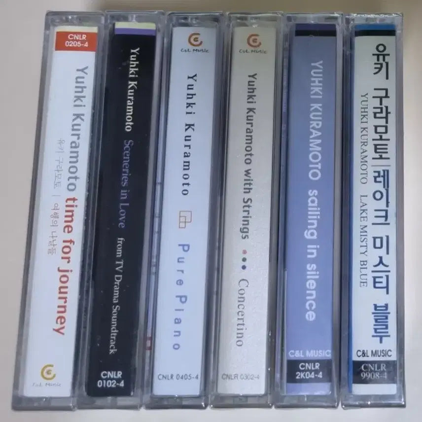 [BUNJANG] Yuhki Kuramoto 6TAPE Unsealed Cassette Tape / 유키 구라모토 6TAPE (미개봉 카세트테이프)