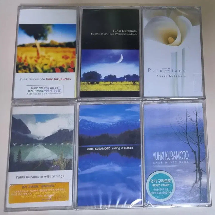 [BUNJANG] Yuhki Kuramoto 6TAPE Unsealed Cassette Tape / 유키 구라모토 6TAPE (미개봉 카세트테이프)