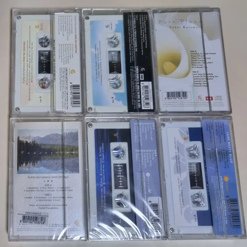 [BUNJANG] Yuhki Kuramoto 6TAPE Unsealed Cassette Tape / 유키 구라모토 6TAPE (미개봉 카세트테이프)