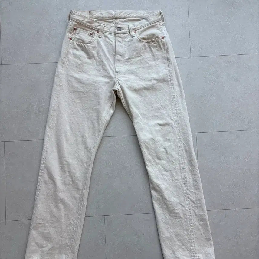 [BUNJANG] Full Count 1101EC Ecru Jeans 30x32 / 풀카운트 1101EC 에크루 30*32 / 택없는 새제품
