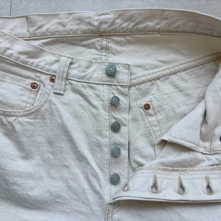 [BUNJANG] Full Count 1101EC Ecru Jeans 30x32 / 풀카운트 1101EC 에크루 30*32 / 택없는 새제품