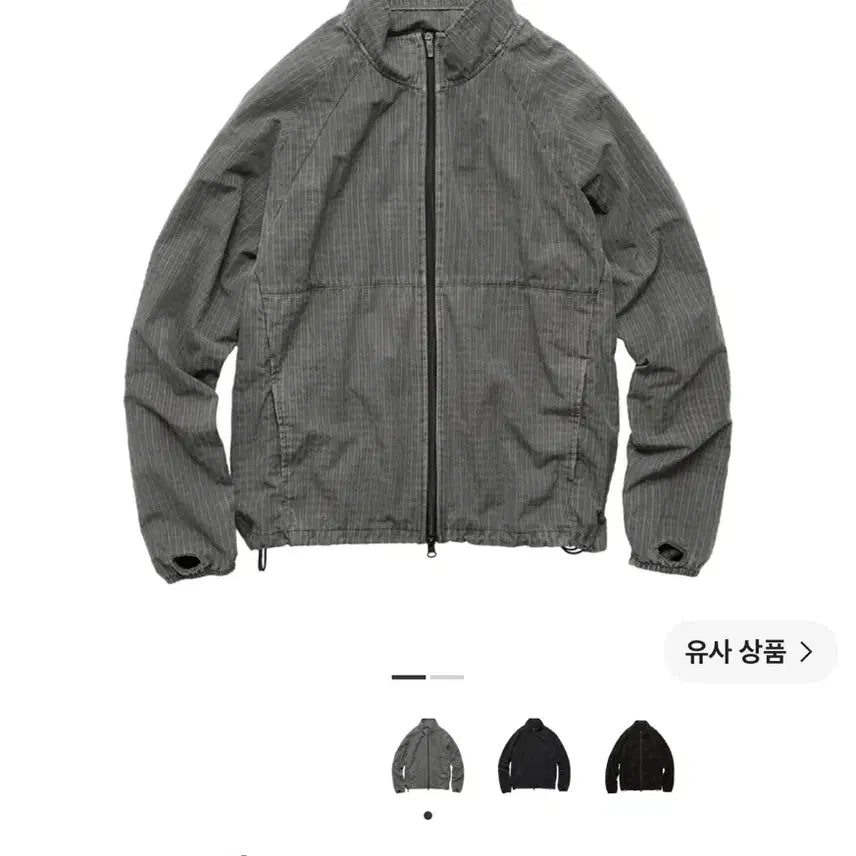 [BUNJANG] Polilu Human Check Track Jacket Grey / 4)폴리테루 휴먼 체크 트랙 자켓 그레이