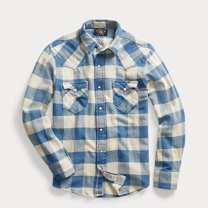[SOLD OUT] RRL 버팔로 체크 플란넬 웨스턴 셔츠