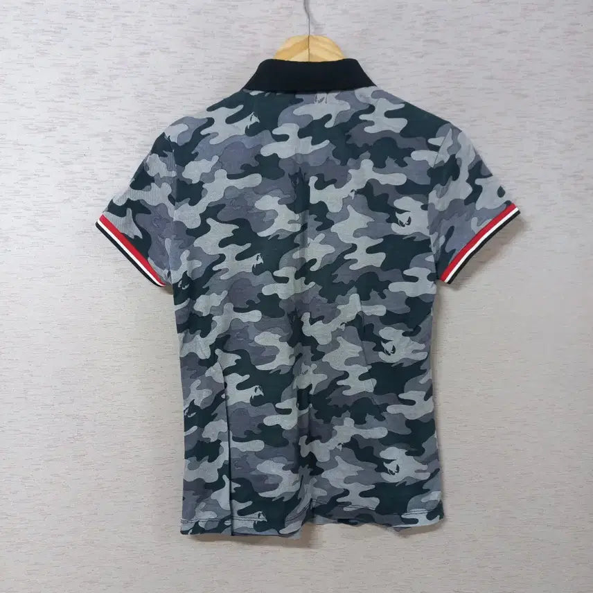 [SOLD OUT] B5-8/WAAC 패턴 반팔 카라티셔츠  여성