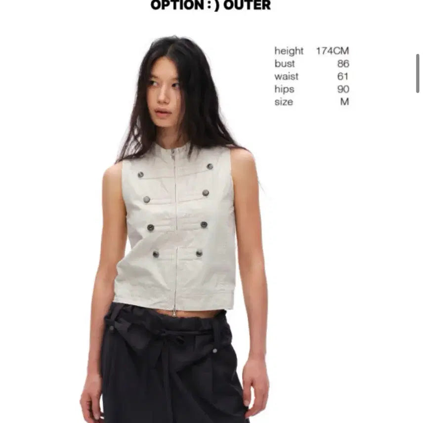 [BUNJANG] OINIMI Napoleon Double-Breasted Medal Vest Jacket / OINIMI 자켓 나폴레옹 더블 브레스트 메달 조끼