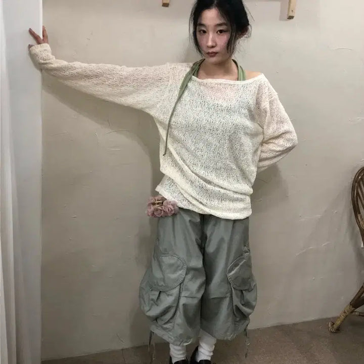 [BUNJANG] ONEJEANS Knit Pants / 오네 바지 니트