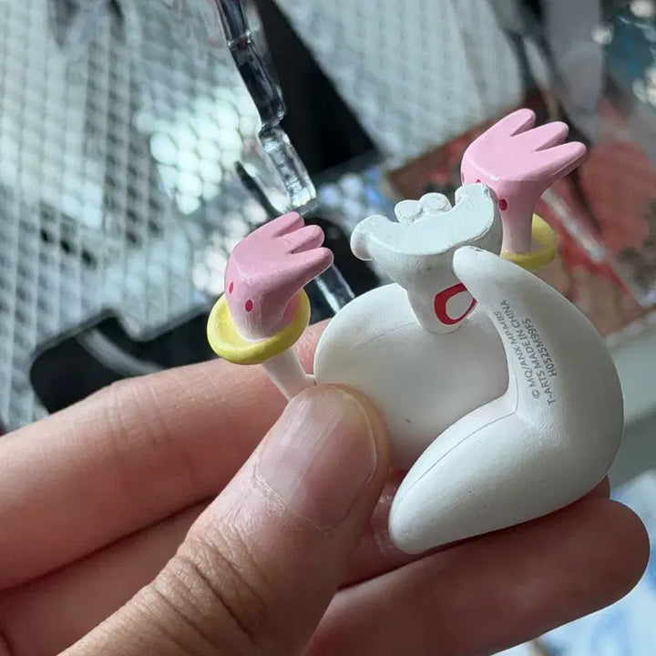 [BUNJANG] Puella Magi Madoka Magica Kyubey Shoulder Perching Gacha Figure / 마법소녀 마도카 마기카 마마마 큐베 어깨쿵 가챠 피규어