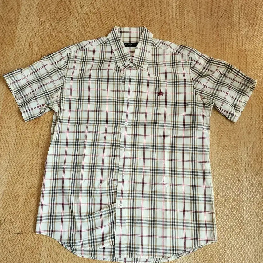 [SOLD OUT] BEAN POLE 빈폴 체크 반팔 셔츠 105