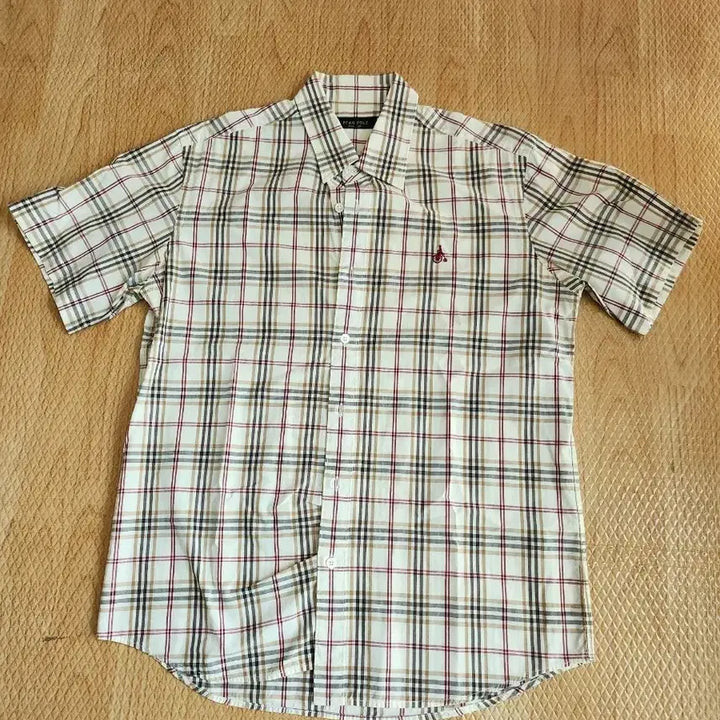 [SOLD OUT] BEAN POLE 빈폴 체크 반팔 셔츠 105