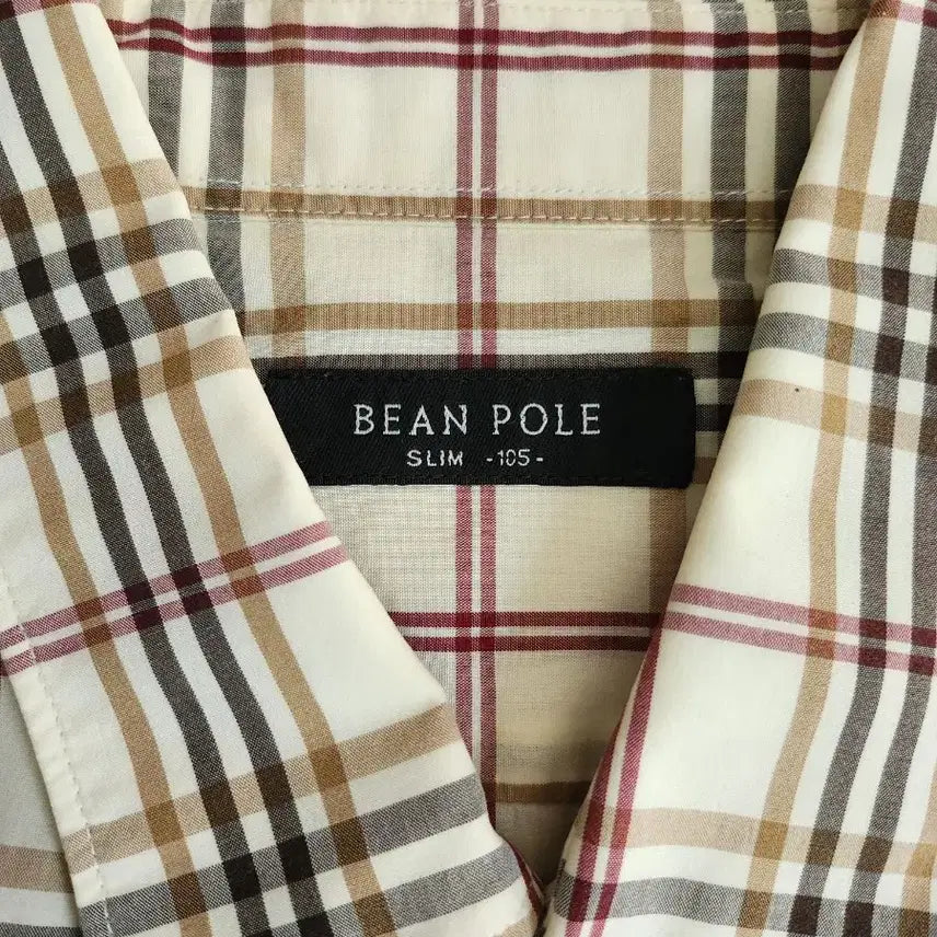 [SOLD OUT] BEAN POLE 빈폴 체크 반팔 셔츠 105