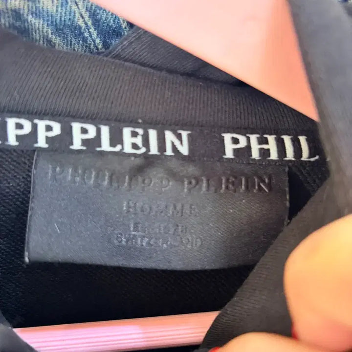 [BUNJANG] Philipp Plein Skull Print Black Hoodie Zip-Up / 필립플레인 해골 프린팅 블랙 후드집업