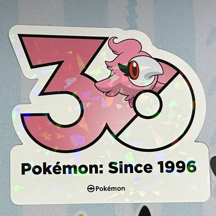 [BUNJANG] Pokemon 30th Anniversary Logo Sticker / [포켓몬 30주년 로고 스티커]슈쁘