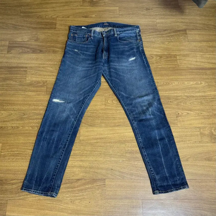 [BUNJANG] Polo Sullivan Slim Distressed Denim Waist 33 Length 30 / 폴로 설리번 슬림 디스 데님 허리33 기장30 노수선