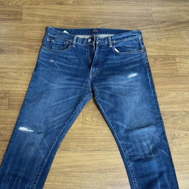 [BUNJANG] Polo Sullivan Slim Distressed Denim Waist 33 Length 30 / 폴로 설리번 슬림 디스 데님 허리33 기장30 노수선