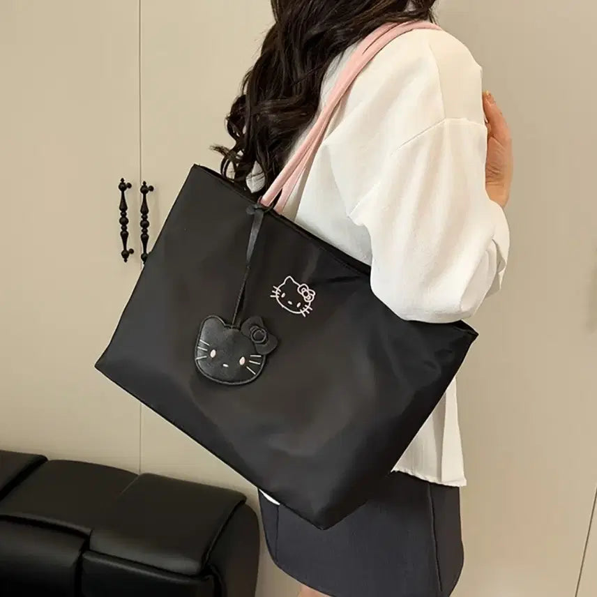 [BUNJANG] Hello Kitty Black Tote Bag / 헬로키티 블랙 토트백 새상품